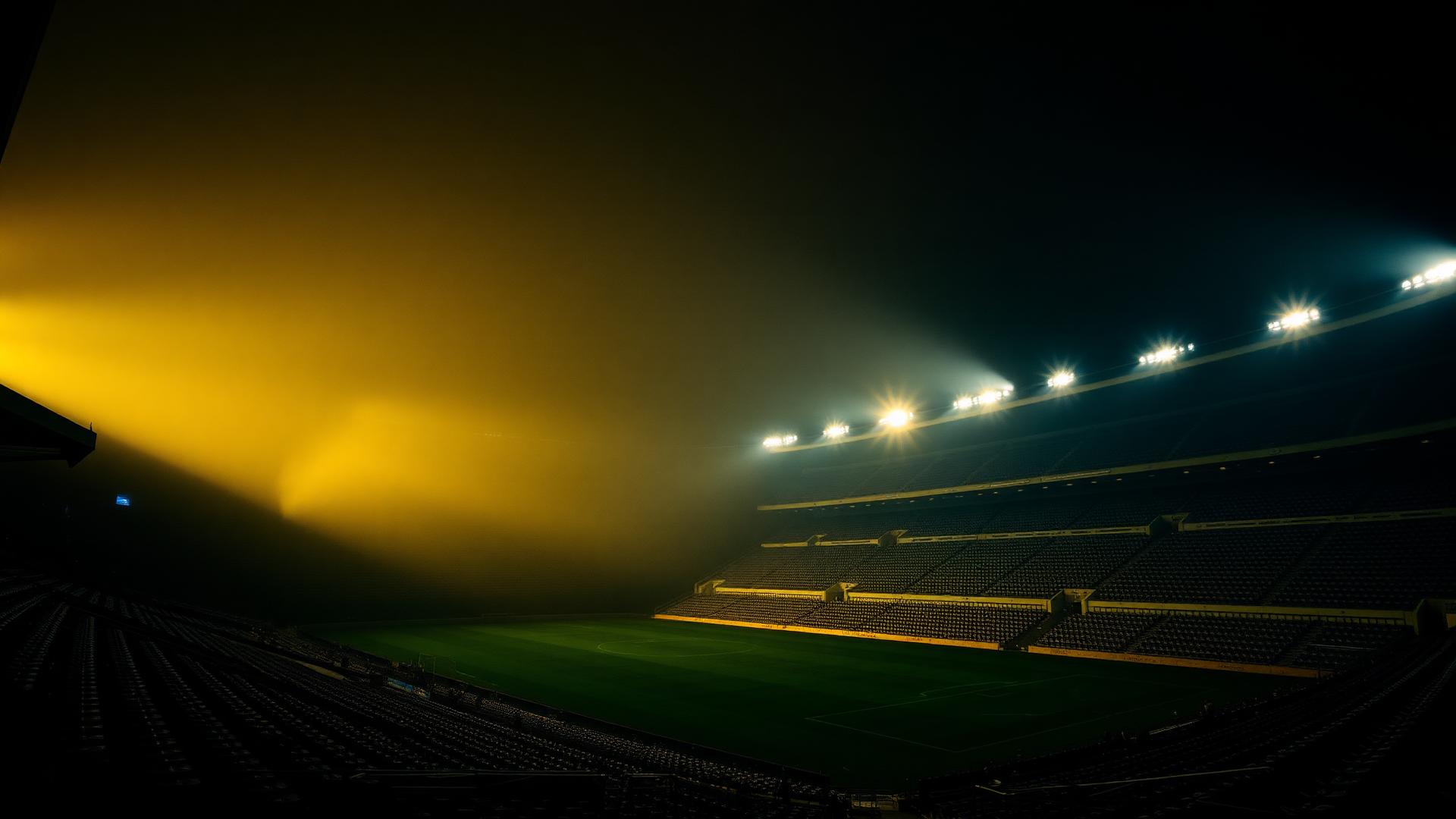 Estádio iluminado do Criciúma